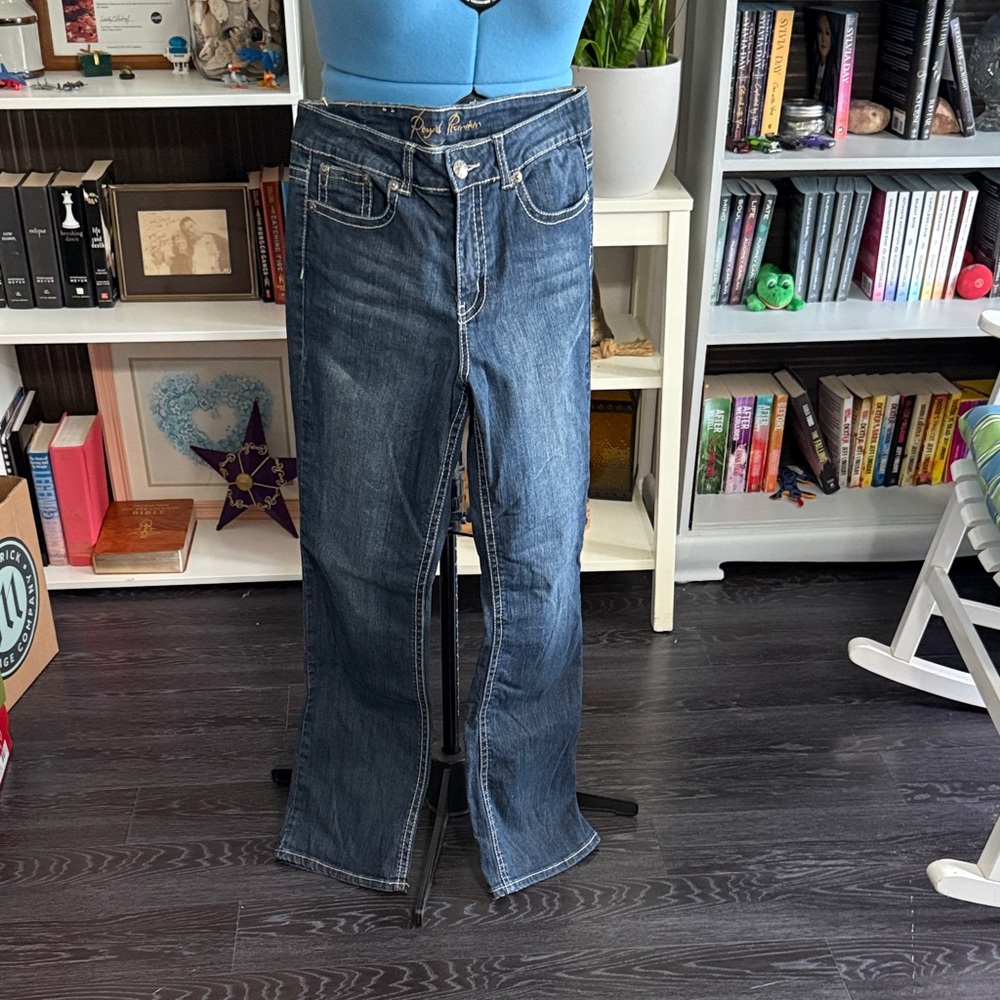 Stylish Blue Flare Jeans